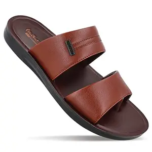 WALKAROO WE1328 Mens Sandals for dailywear and regular use for Indoor & Outdoor - B Brown