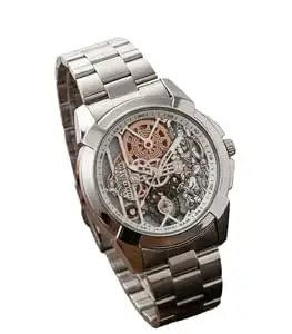 Jai Shri Ram Shri Ram Chronicle Watch, Limited Edition, Skeleton Dial, Stainless Steel, Japanese Movement, Commemorative Design