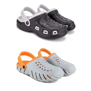 Men's Sandals Clogs| Lightweight Wear| Stylish & Easy to Wear For Men's GRP-SAN-(2-COMBO)-3018-3150-7