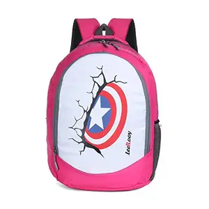LeeRooy 15.6-Inch BG08Pink 28 Ltrs School Bag/Laptop Backpack/Casual Backpack/Durable Bag/Office Bag/College Bag-01