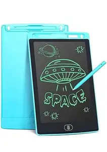 Magic Slate 8.5-Inch LCD Writing Tablet With Stylus Pen, For Drawing, Playing, Noting By Kids & Adults, Blue