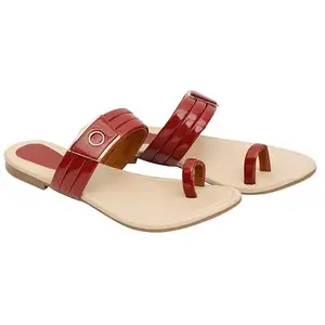 Deynvock fashion sandals women trendy flats fashion slipper women or girls Casual and Formal Comfortable Slip-on Flat Sandal(CHERRY-01-CHERRY-05)