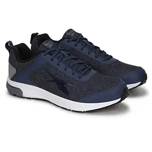 Reebok Men Canton Runner Running Shoes Noble Grey MET - Black - Flat Grey 9