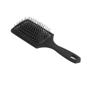 Cushion Paddle Hair Brush (Black, Pack of 1)