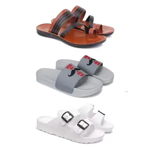 Men's Sandals | Lightweight Wear| Stylish & Easy to Wear For Men's PCV-SAN-(3-COMBO)-3151-1590-3113-8