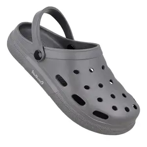 WALKAROO Clogs for Womens -Trendy|Lightweight and Comfortable |Stylish Slip-on Design|WC4837 Dark Grey