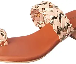 Bata Women's BROOKE Toe Ring Slippers (6711006_SILVER_4 UK)