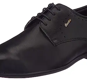 Bata Sandy E Men Formal Lace-up Shoes in Black Size- 10