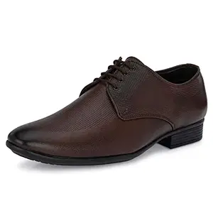 Centrino Formal Shoe for Men | Soft Cushioned Insole for All-Day Comfort | Stylish & Elegant Design | Perfect for Office, Business Casual & Formal Attire 2823-2_Brown_7