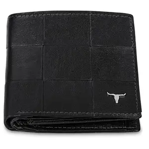 URBAN FOREST Miles Black Leather Wallet for Men