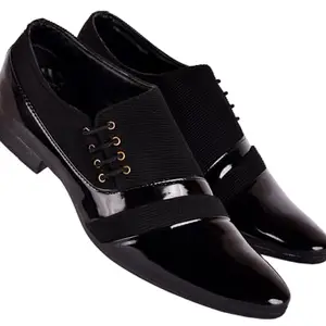 AADI Men's Black Synthetic Leather Derby Formal Shoes MRJ1290_06
