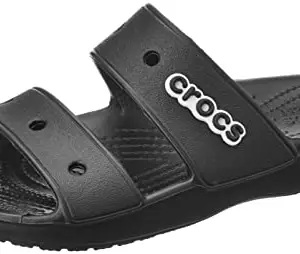crocs Classic Black Sandal-(206761-001)-13 UK Men (M14)