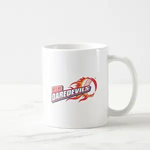 Giftcart Delhi Daredevils IPL Ceramic Coffee Mug|Coffee Mugs|Printed|Microwave Safe