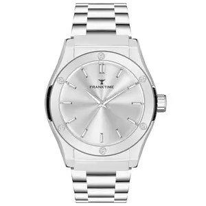 Franktime Leonardo Series Silver Watch: Elegance Redefined