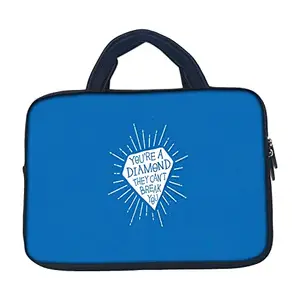 TheSkinMantra They Cant Break You! Chain Laptop Sleeve Bag with Handle Compatible for Screen Size 15.6 inches Laptop/Notebook 15.6 / Chrombook 15.6