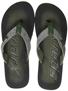 Sparx Mens SF0037S Olivewhite Flip-Flop - 12 UK (SF0037SOLWH0012)