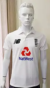 BOWLERS England Test Match 2019-20 Jersey Half Sleeves (40-M (for 59-65 KG), Root)
