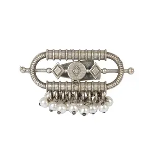 Param Sundari Himangi Adjustable Oxidised Silver-Tone Finger Ring for Women & Girls | Stylish Artificial Ring