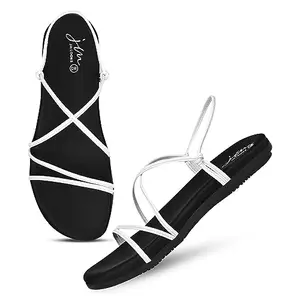 JM LOOKS Pillow Like Cushioning With Strapped Flat For Daily Use