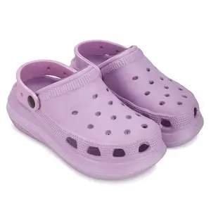 Mysky Plain Crouc's Purple for Woman and Fabulous Design Home Flip-Flops & Slippers Summer Indoor Non-slip Sandals