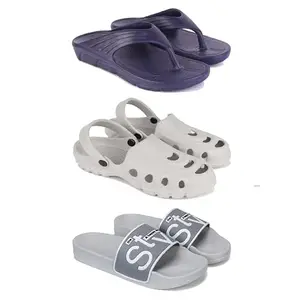 DRACKFOOT Men's Sandals | Lightweight Wear| Stylish & Easy to Wear For Men'S GRT-SAN-(COMBO-3)-3153-3135-1589-6