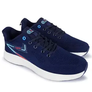 Lancer Mens BOSS-5NBL-SBL Navy Running Shoe, 9