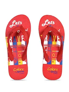 AJANTA Mens Red Slipper FK0025