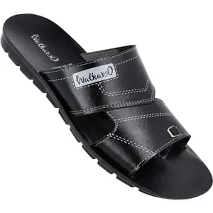 WALKAROO WG5527 Mens Casual and Regular Wear Covering Sandals - Black