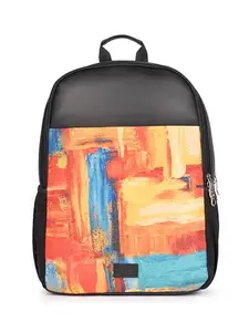 ZOUK Abstract Amaze Men's Statement Backpack | Trendy & Spacious Laptop Bag
