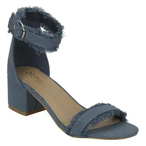 Estatos Women Blue Outdoor Sandals-8 Uk (41 Eu) (P4C108_Eur41)