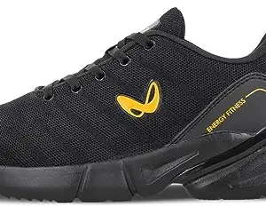 WALKAROO Gents Black Sports Shoe (WS9087) 8 UK