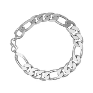 SAIYONI Figaro Silver chain bracelet For Men - Silver