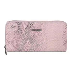 Metro Womens Purple Synthetic Zip Around Wallet(95-128)