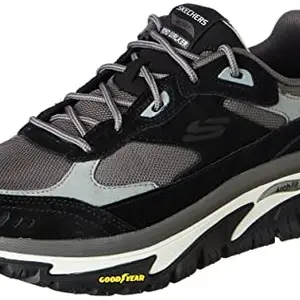 Skechers Skechers Mens Arch FIT Road Walker Black/Gray Casual Shoe -9 UK (10 US) (237332)