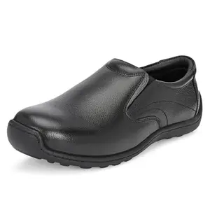 Burwood Genuine Leather Formal Slip-On Shoe for Men's Black