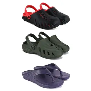Men's Sandals | Lightweight Wear| Stylish & Easy to Wear For Men's GPT-SAN-(3-COMBO)-3148-3137-3153-9