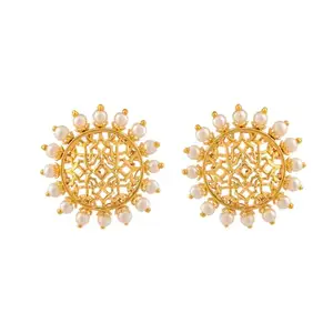 Voylla Nazakat Gul Oversized Stud