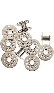 YOOKO Best (15 Pcs) Firki Metal Sewing Silver Bobbins Household Sewing Machine Accessories Bobbin firki