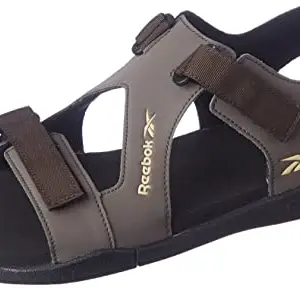 Reebok Men Textile/Synthetic Ezra sandal Swim Sandal STONE/BLACK/UTILITY BEIGE UK-11