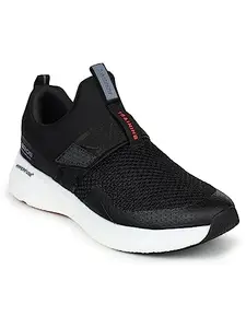 ABROS Mens Amulet-M ASSG1272M Sports Shoes Black/Red_8UK