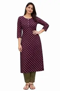 Women’s Printed Straight Kurti