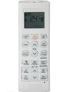 VNQ Remote Compatible with LG 1.5 Ton 5 Star Split AC Remote with UV Nano Inverter Model, MS-Q18UVZA