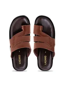 Khadim's Lazard Brown Casual Slip On Sandal for Men (5240384)