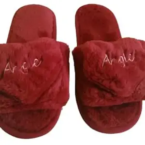 Women, Girls & Teenager's Winter Indoor Stylish Soft Fur Slipper