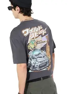 Max URB_N Men Oversized Fast & Furious T-Shirt