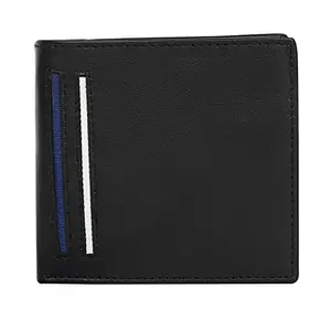 J.K LEATHERS Genuine Leather Mens Bifold Wallet - Holds Cards, Coins and Bills - 8 Card Slots - Everyday Use - Travel Friendly - Handcrafted - Durable - Water Resistant