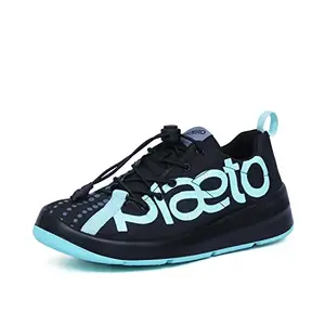 Plaeto Unisex Kids Slam Black Mint Running Sports Shoes 12 Kids UK