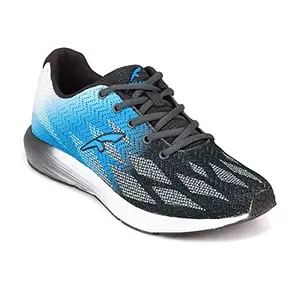FURO Sports D.Grey/Blue Men Sports Shoes Lace Up Running O-5018 C862_6
