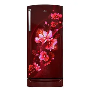 Godrej 180 L 5 Star Direct Cool Turbo Cooling Technology With Upto 24 Days farm Freshness Single Door Refrigerator with Base Drawer (RD EMARVEL 207E TDI AR WN, Aria)