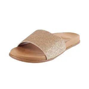 Metro Womens Synthetic Bronze Slip Ons (Size (7 UK (40 EU))